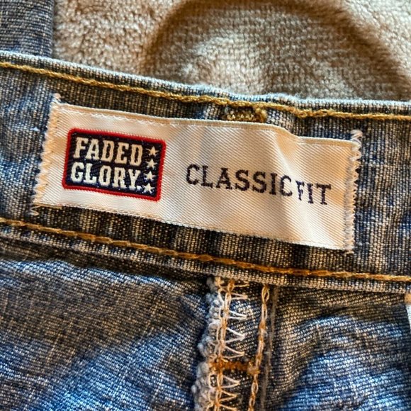 Vintage USA made FADED GLORY 18 TALL High Rise Straight Leg Women's Jeans - Picture 2 of 6